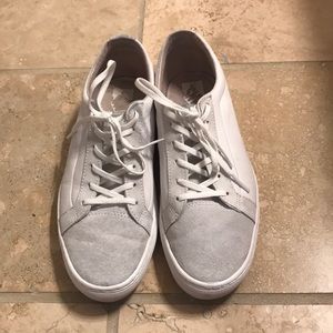 Suede and leather vans